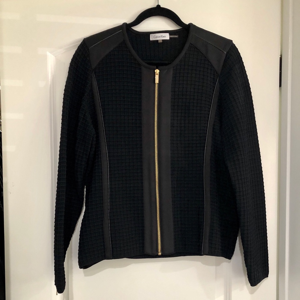 Calvin Klein sweater/bomber